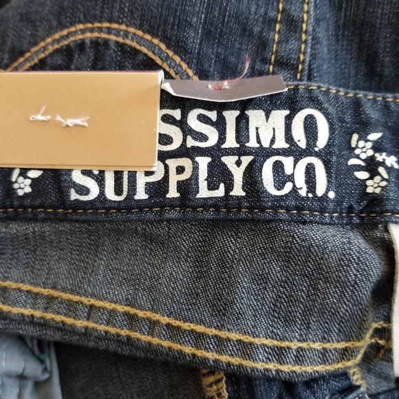 Mossimo Supply Co. Women's Lowest Waist Straight Bootcut Jeans Size 11 Short NEW - Picture 9 of 12